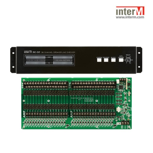 인터엠 APT-SC32 APT 앰프 APT-3632 전용 라인체커 장비